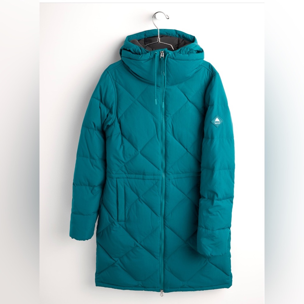 Burton Chescott Down Snowboard Jacket Large Shaded Spruce EUC